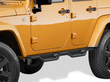 Carbon Steel Both Sides Nerf Bar 2007-2018 Jeep Wrangler JK 4-Door (Factory sidesteps or rock rails have to be removed) WB10NAJ7B