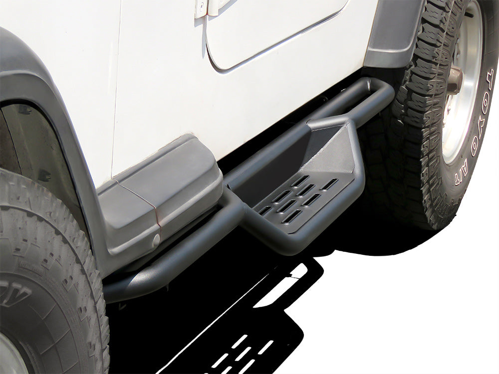 Carbon Steel Both Sides Nerf Bar 1987-2006 Jeep Wrangler TJ/YJ WB10NJH4B
