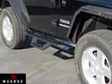 Carbon Steel Both Sides Nerf Bar RS 2007-2018 Jeep Wrangler JK 2-Door (Factory sidesteps or rock rails have to be removed) WB10RAJ6B