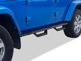 Carbon Steel Both Sides Nerf Bar RS 2007-2018 Jeep Wrangler JK 4-Door (Factory sidesteps or rock rails have to be removed) WB10RAJ7B