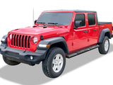 Carbon Steel + PE Step Area Both Sides Running Board-S Series 2020-2026 Jeep Gladiator WB10SAA5B