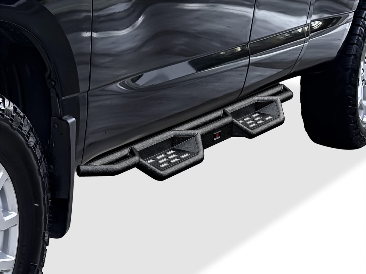 Carbon Steel Both Sides Nerf Bar 2004-2024 Nissan Titan King Cab (Exl.2016 Models)\ 2017-2019 Nissan Titan XD King Cab WB14NJD9M