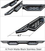 Carbon Steel Both Sides Nerf Bar 2004-2024 Nissan Titan King Cab (Exl.2016 Models)\ 2017-2019 Nissan Titan XD King Cab WB14NJD9M