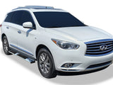 Stainless Steel + PE Step Area Both Sides Running Board-S Series 2013-2016 Infinti QX60\ 2013-2021 Nissan Pathfinder (Excl. Platinum Model) WB14SAH0S