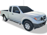 Stainless Steel + PE Step Area Both Sides Running Board-S Series 2005-2024 Nissan Frontier King Cab\ 2005-2012 Suzuki Equator Extra Cab WB14SJI4S
