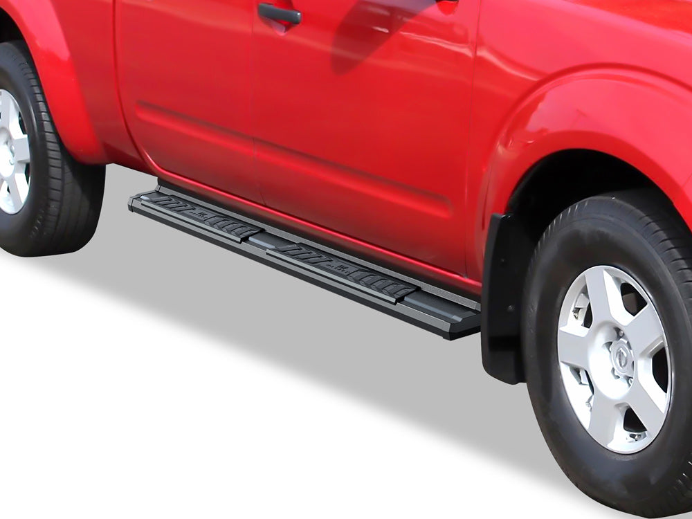 Carbon Steel + PE Step Area Both Sides Running Board-S Series 2005-2026 Nissan Frontier Crew Cab WB14SJI5B