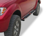 Stainless Steel + PE Step Area Both Sides Running Board-S Series 2005-2026 Nissan Frontier Crew Cab WB14SJI5S