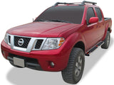 Stainless Steel + PE Step Area Both Sides Running Board-S Series 2005-2026 Nissan Frontier Crew Cab WB14SJI5S