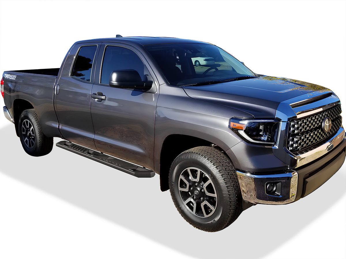 Carbon Steel Both Sides Running Board-A Series 2007-2021 Toyota Tundra Double Cab WB20AJI7M