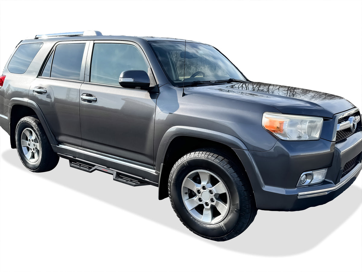 Carbon Steel Both Sides Nerf Bar DS 2010-2013 Toyota 4Runner SR5\ 2010-2024 Toyota 4Runner Limited\ 2019-2024 Toyota 4Runner Nightshade Edition\ (Only fit Models with Lower Rocker Panel Extensions) WB20DBC0B