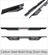 Carbon Steel Both Sides Nerf Bar DS 2010-2013 Toyota 4Runner SR5\ 2010-2024 Toyota 4Runner Limited\ 2019-2024 Toyota 4Runner Nightshade Edition\ (Only fit Models with Lower Rocker Panel Extensions) WB20DBC0B