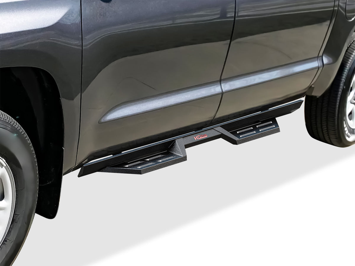 Carbon Steel Both Sides Nerf Bar DS 2007-2021 Toyota Tundra CrewMax Cab WB20DJI8B