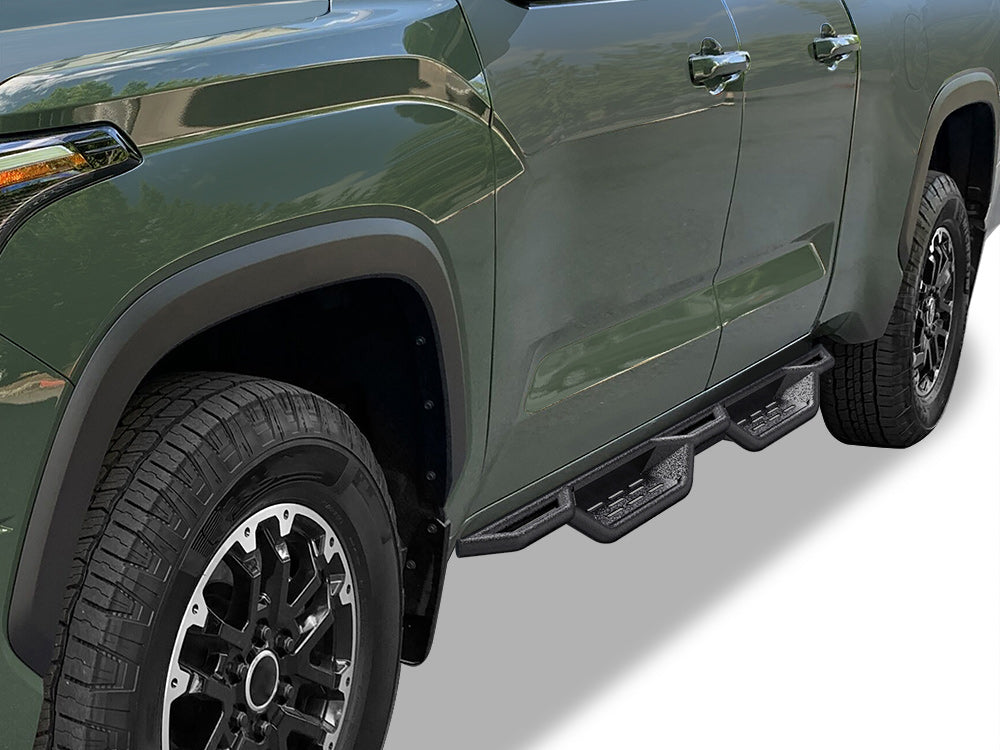 Carbon Steel Both Sides Nerf Bar 2022-2026 Toyota Tundra Double Cab WB20NBI7M