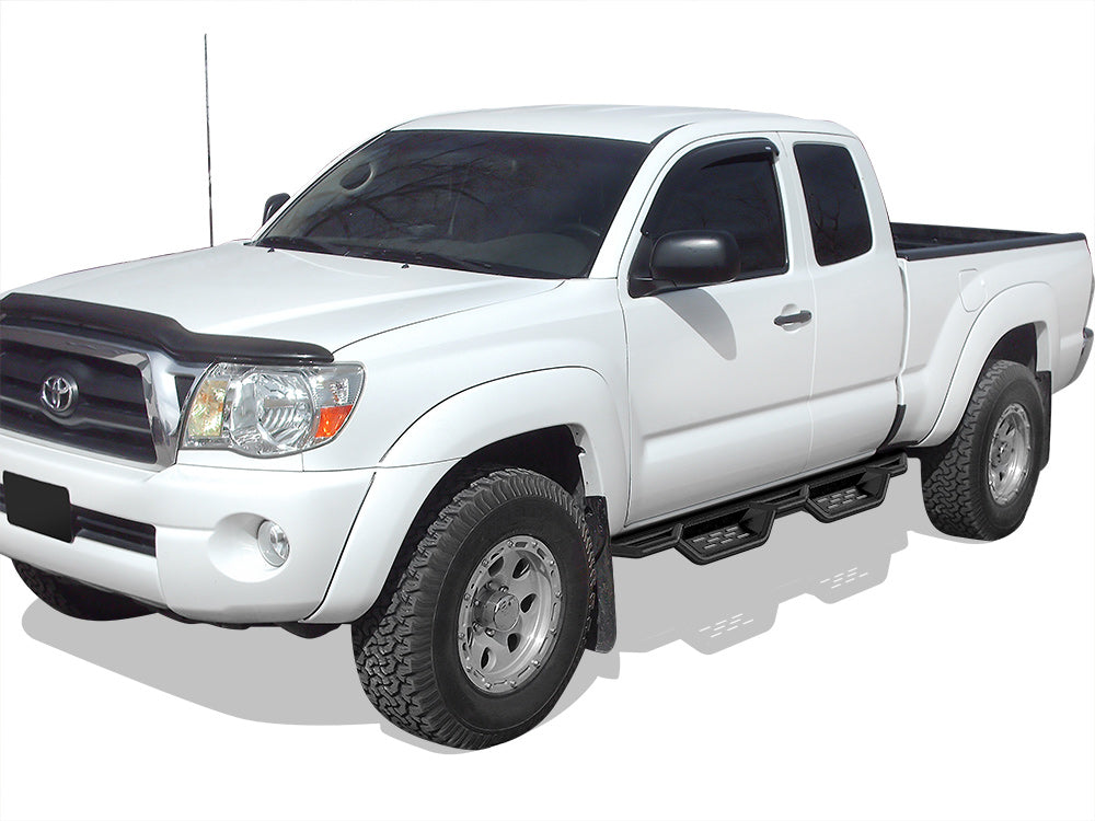 Carbon Steel Both Sides Nerf Bar 2005-2023 Toyota Tacoma Extended/Access Cab WB20NJE6B