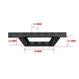 Carbon Steel Both Sides Nerf Bar RS 2010-2016 Toyota 4Runner Trail Edition\ 2017-2024 Toyota 4Runner TRD Off-Road\ 2014-2024 Toyota 4Runner SR5\ (Excl. 2019-2024 Nightshade Edition/ TRD Pro or Models with Lower Rocker Panel Extensions) WB20RBH0B