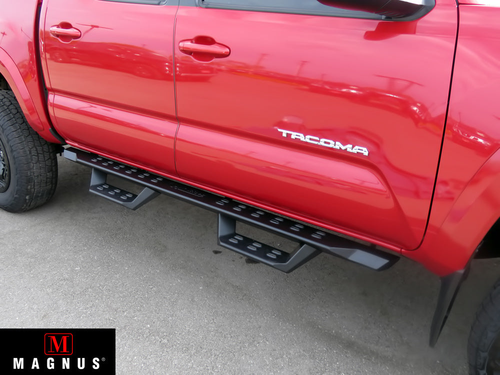 Carbon Steel Both Sides Nerf Bar RS 2005-2023 Toyota Tacoma Double Cab/Crew Cab WB20RJE8B