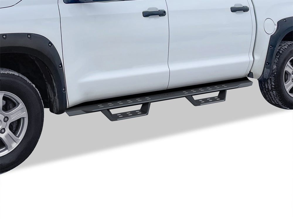 Carbon Steel Both Sides Nerf Bar RS 2007-2021 Toyota Tundra Crew Max Cab WB20RJI8B