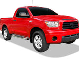 Stainless Steel + PE Step Area Both Sides Running Board-S Series 2007-2017 Toyota Tundra Regular Cab WB20SAD0S