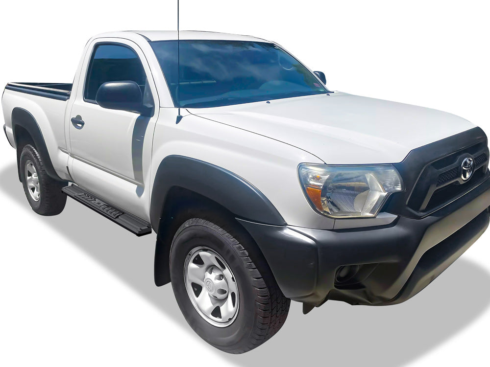 Carbon Steel + PE Step Area Both Sides Running Board-S Series 2005-2023 Toyota Tacoma Regular Cab WB20SCE8B