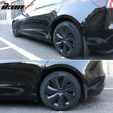 2024-2025 Tesla Model 3 18'' S Style Wheel Covers Gunmetal&Gloss Black