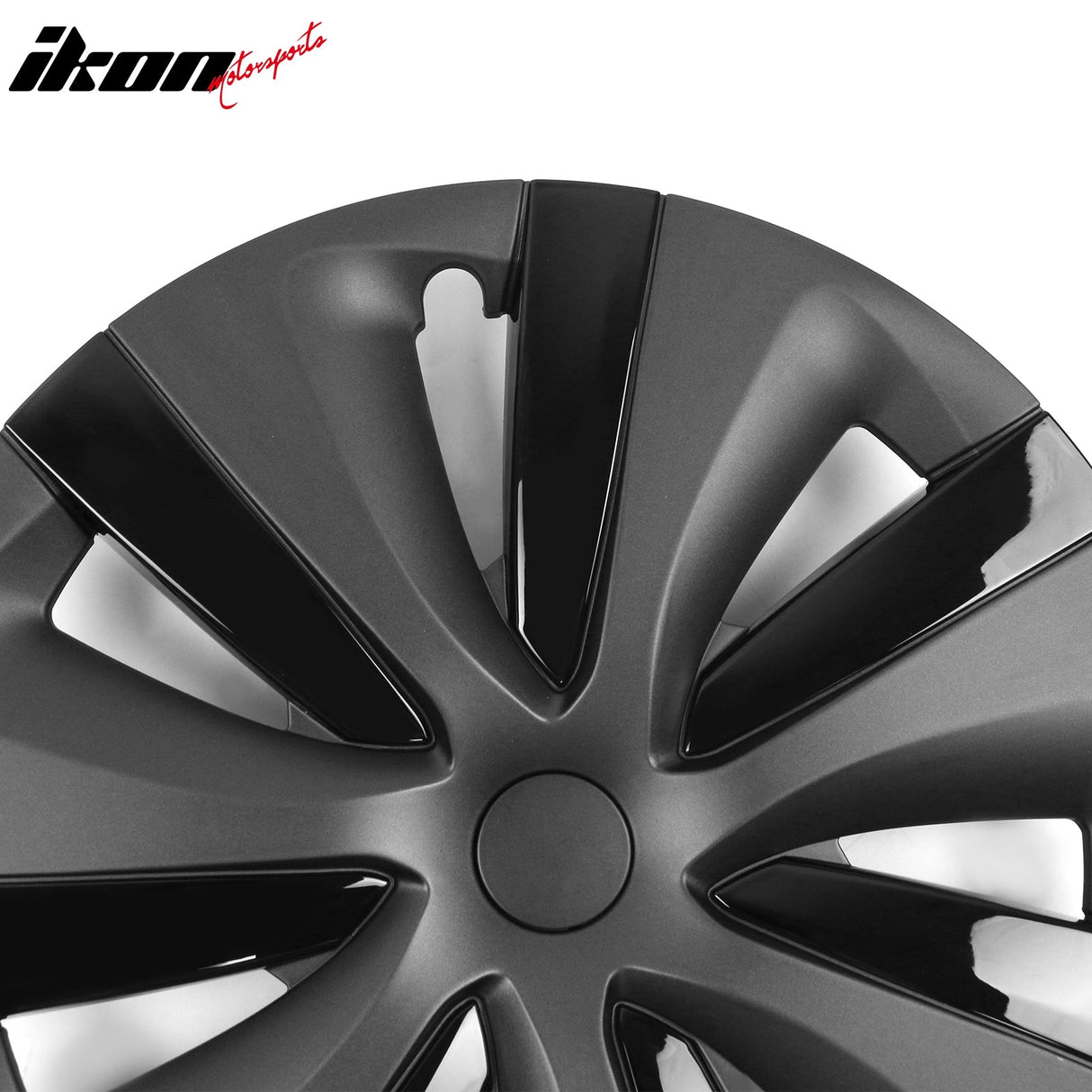 2024-2025 Tesla Model 3 18'' S Style Wheel Covers Gunmetal&Gloss Black
