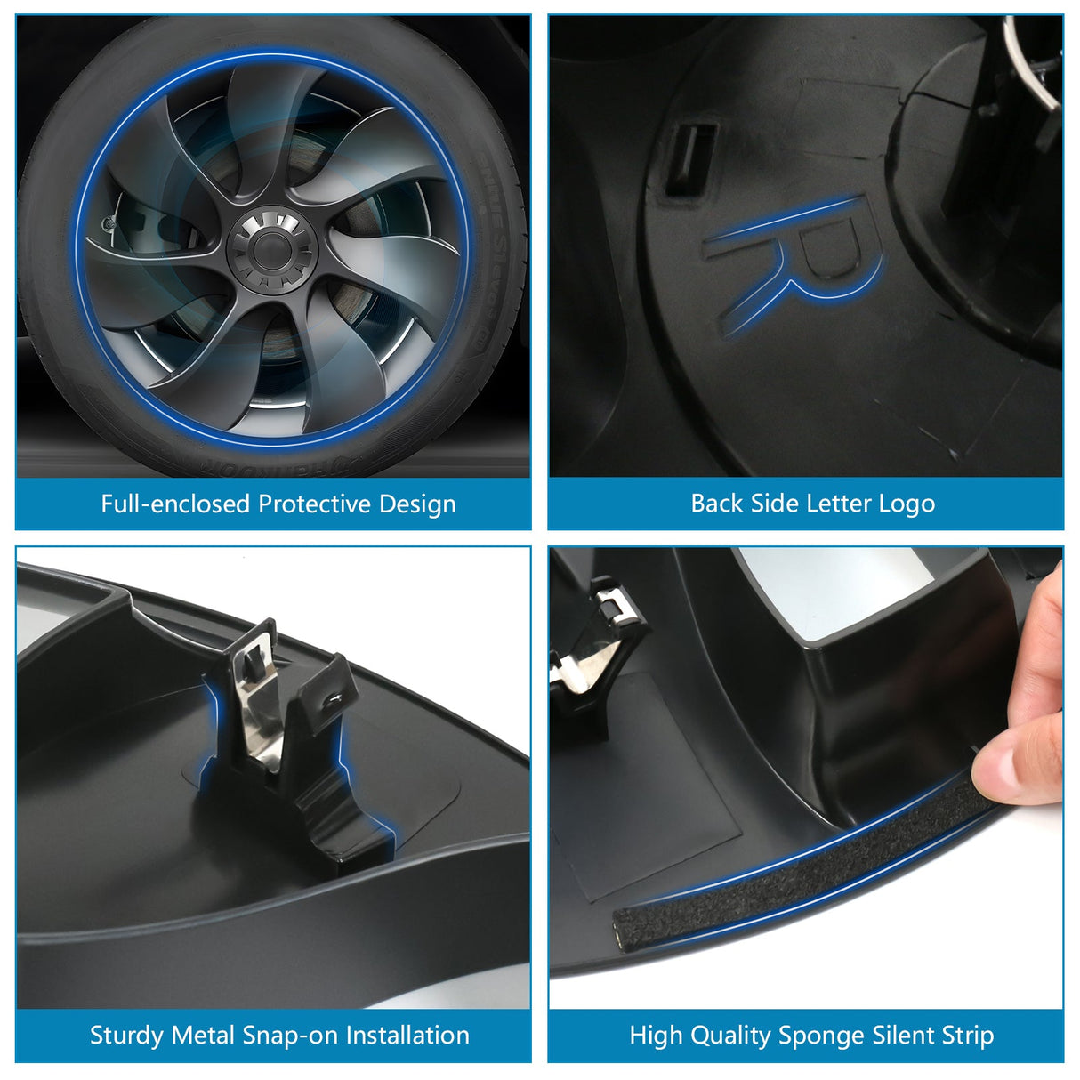 2020-2023 Tesla Y 19'' Hubcap Wheel Cover ABS