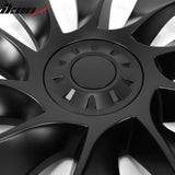 2020-2024 Tesla Model Y 20'' Matte Black V1 Hubcap Wheel Cover Rim ABS
