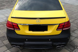 2010-2016 Mercedes Benz E Class W212 L Style Carbon Fiber Trunk Spoiler