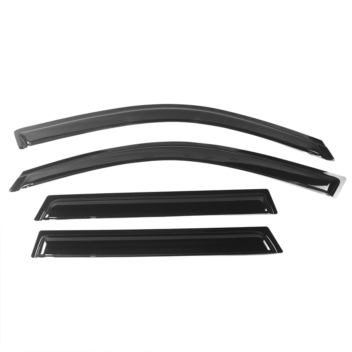 Visor Windows for BMW X5 E53 2000-2006 Slim Style Smoke Tinted Acrylic 4Dr