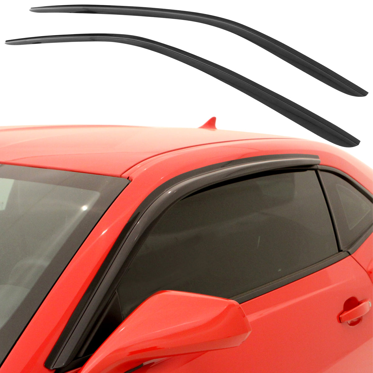 Window Visors for Chevy Camaro 2010-2024 2Pc Set Acrylic