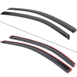 2005-2010 Chevy Cobalt Pontiac G5 Visor Windows Set Acrylic