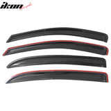 2005-2010 Chevy Cobalt Smoke Tinted Slim Style Visor Windows Acrylic