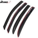 2005-2010 Chevy Cobalt Smoke Tinted Slim Style Visor Windows Acrylic