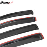2005-2010 Chevy Cobalt Smoke Tinted Slim Style Visor Windows Acrylic