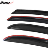 2005-2010 Chevy Cobalt Smoke Tinted Slim Style Visor Windows Acrylic
