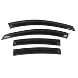 2010-2016 Chevy Cruze Tape On Smoke Tinted Window Visors Acrylic