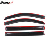 2015-2020 Chevy Suburban Slim Style Smoke Tinted Window Visors Acrylic