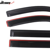 2015-2020 Chevy Suburban Slim Style Smoke Tinted Window Visors Acrylic