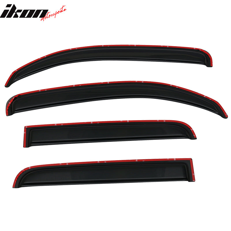 2006-2011 Chevy HHR 4DR In-Channel Visor Window Sun Guard Acrylic