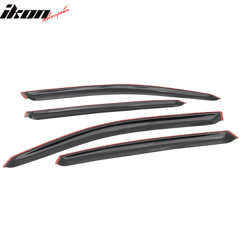 2000-2005 Chevy Impala Sedan Slim Style Smoke Window Visors Acrylic