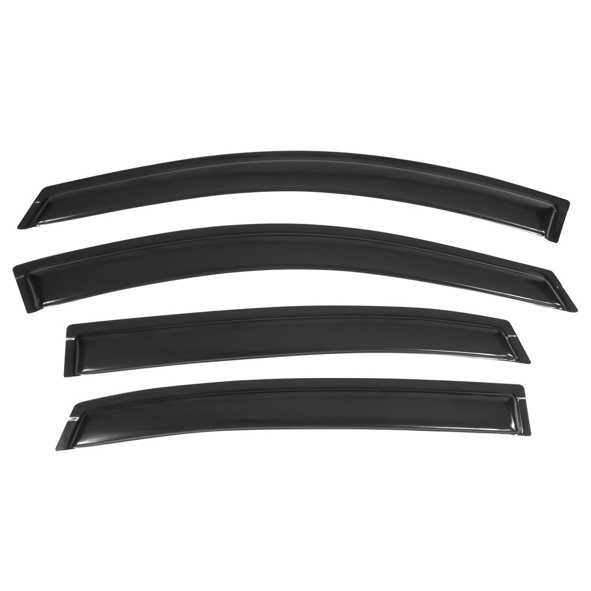 2006-2013 Chevy Impala Smoke Tinted Slim Style Visor Window Acrylic