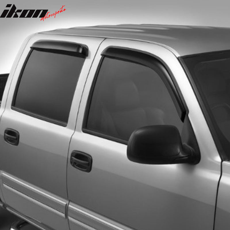 2007-2014 Chevrolet Silverado & GMC Sierra Crew Cab Visor Window
