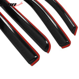 2014-2019 Chevrolet Silverado GMC Sierra  Crew Cab Slim Window Visor