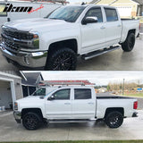 2014-2019 Chevrolet Silverado GMC Sierra  Crew Cab Slim Window Visor