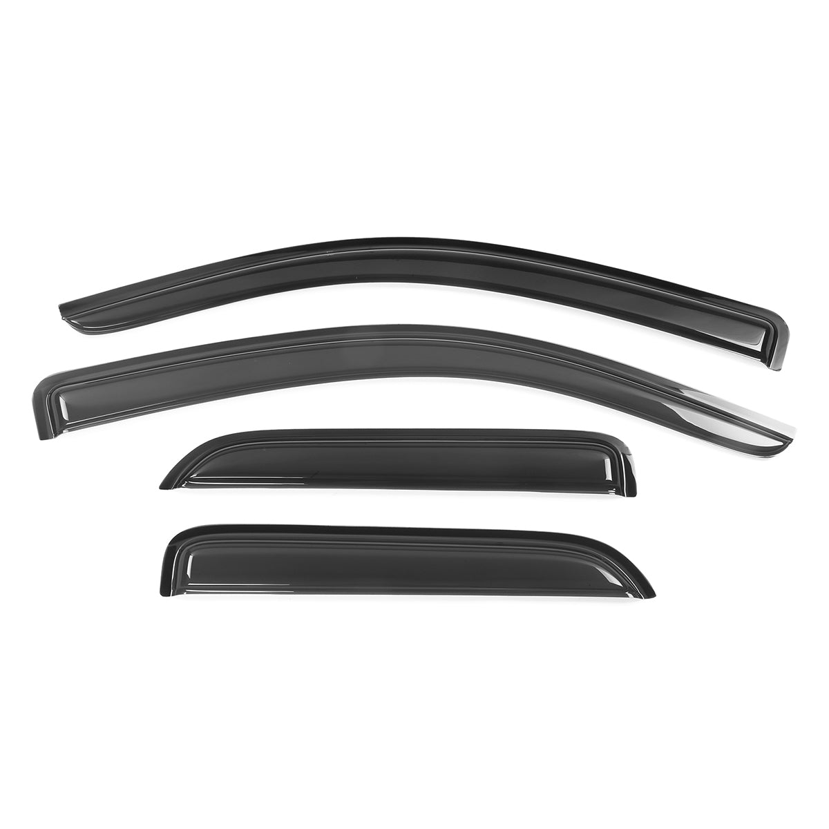 Window Visor for Chevy Silverado GMC Sierra Extended Cab 2014-2019 Tape on