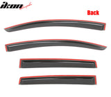 2013-2015 Chevy Spark Hatchback Sedan Acrylic Window Visors 4Pc Set