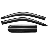 Visor Windows for GMC Canyon Crew Cab 2004-2012 4Pc Set Acrylic