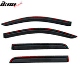 2015-2022 Chevy Colorado GMC Canyon Crew Cab 4Pc Window Visor Acrylic