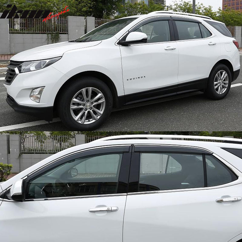 2018-2024 Chevrolet Equinox Acrylic Slim Style 4PC Window Visor Guard