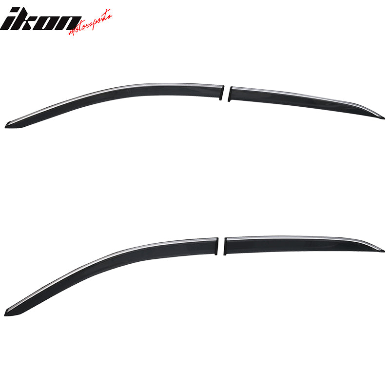 2018-2024 Chevrolet Equinox Acrylic Slim Style 4PC Window Visor Guard